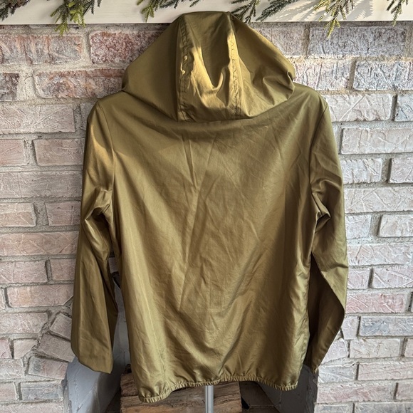 Broken Promises Olive Green Women's Wind Breaker - Picture 3 of 3